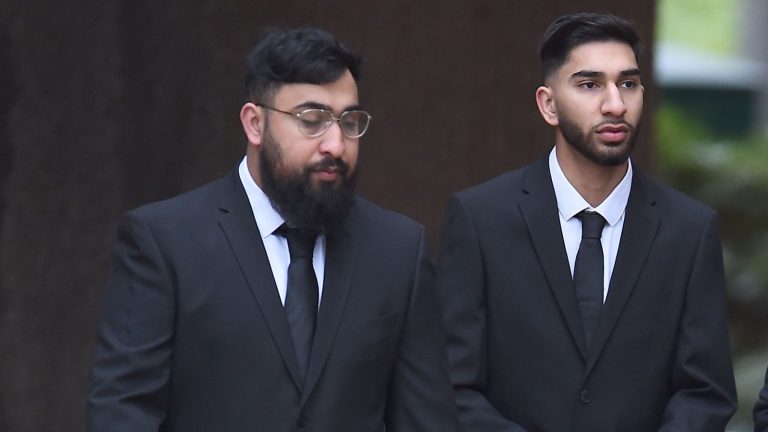 Brothers deny assaulting police officers at Manchester Airport Brothers deny assaulting police officers at Manchester Airport