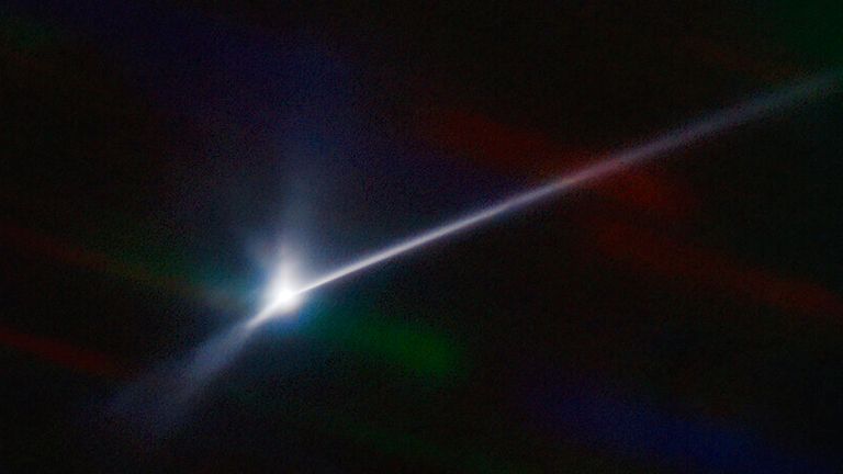 The tail is 6,000 miles long and expanding. Pic: AP