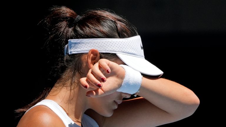 Emma Raducanu posts update after becoming visibly upset during tennis match