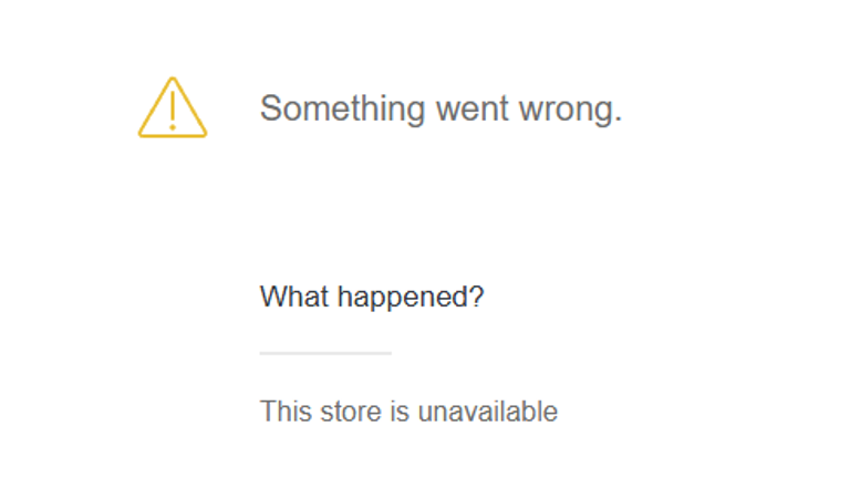 screengrab of yeez.com, Kayne's website which host shopify has taken down after it featured T-shifts featuring a swastika