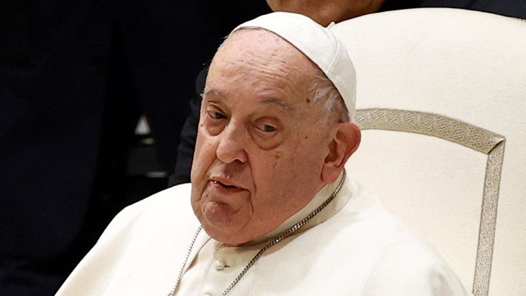 'Slight improvement' in Pope's condition, Vatican says