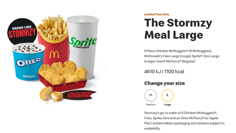 Stormzy did not delete pro-Palestine post over McDonald's meal campaign, sources say