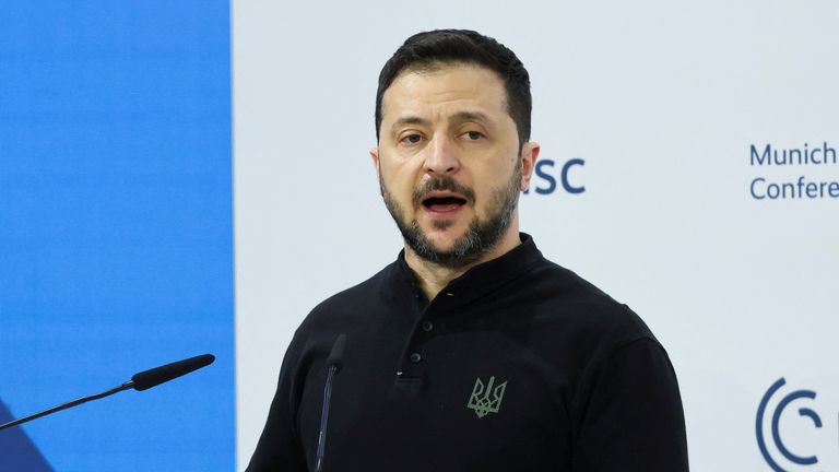 Ukraine's president calls for creation of 'armed forces of Europe' amid fears of reduction in US support