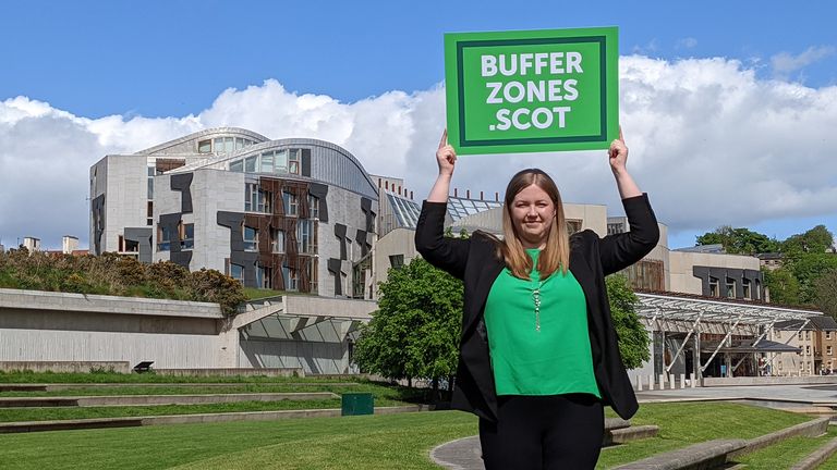 Woman, 74, first to be charged in Scotland under abortion buffer zone law