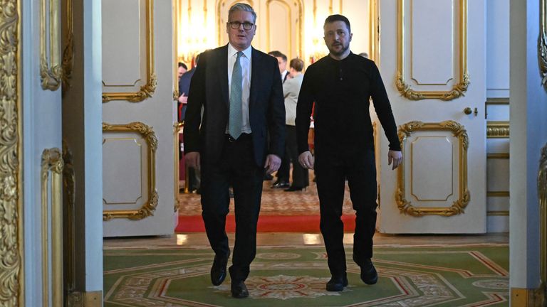 Britain must 'lead from the front' in Ukraine and 'tough choices to come', says Starmer