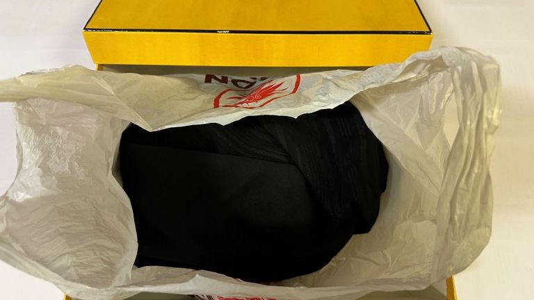 ***ONLY USE IF HE IS CONVICTED OF AT LEAST TWO RAPES*** Zhenhao Zou kept a box of items, which he claimed was "lost property" but the prosecution said it was a "trophy box" of items belonging to his victims including this dress