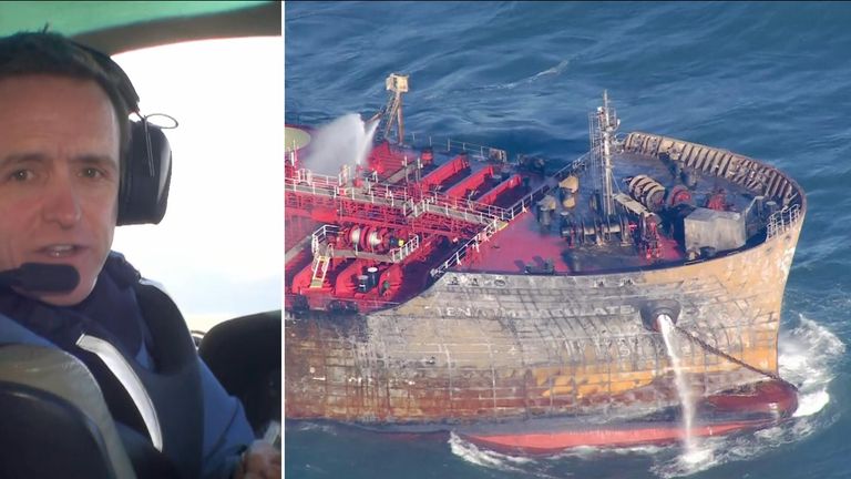 Man arrested on suspicion of manslaughter over North Sea ship collision is captain of cargo ship