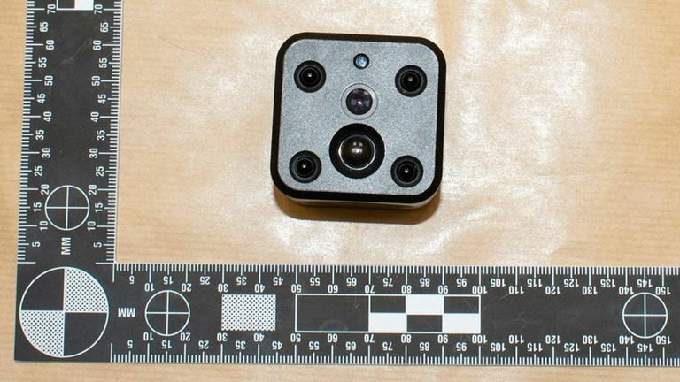 ***ONLY USE IF HE IS CONVICTED OF AT LEAST TWO RAPES*** A discreet camera belonging to Zou. Pic: Met Police