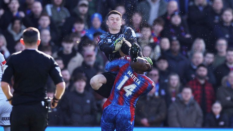 Premier League star 'conscious in hospital' after head-high FA Cup foul