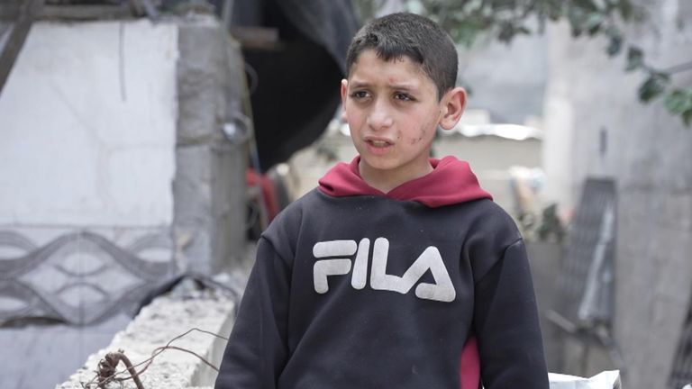 Sameer was the only one to escape the strike that killed his entire family.