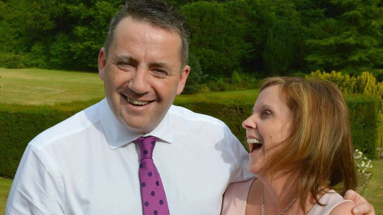 Carol Hunt pictured with her husband John Hunt.
Pic: Facebook