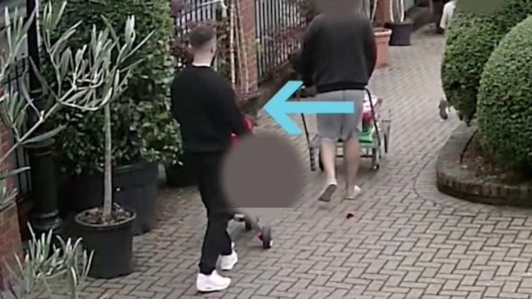 CCTV footage dated 05/07/24 issued by Hertfordshire Police of Kyle Clifford at a garden centre in Enfield on the morning of the day of the murders.
Pic: Hertfordshire Police/PA