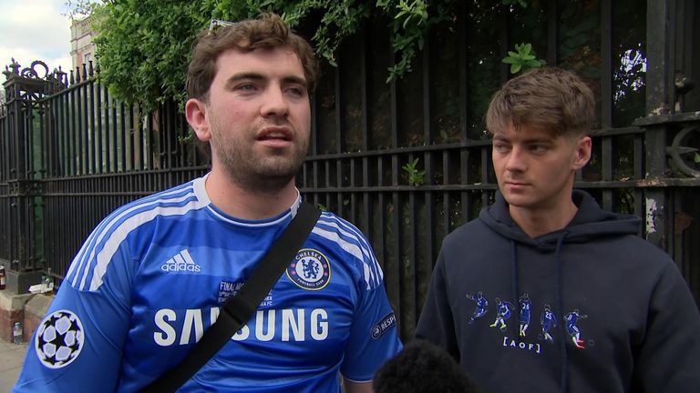 Chelsea supporter Ben Grey 