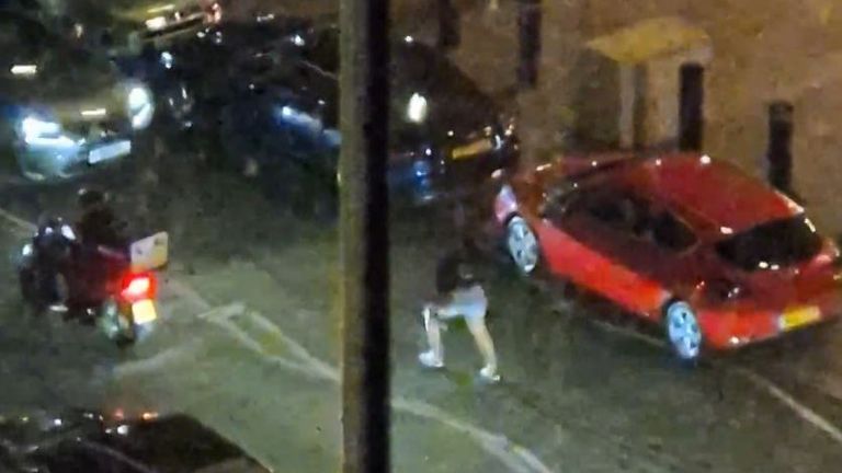 Dancing woman carried on car bonnet for 30 yards in hit-and-run crash