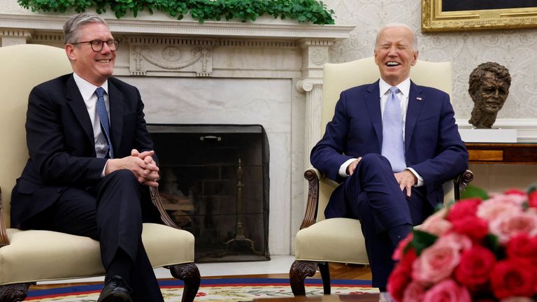 Keir Starmer and Joe Biden