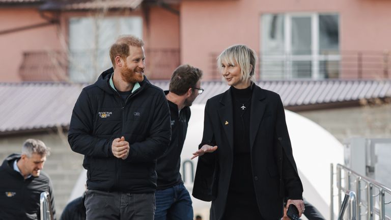 Prince Harry visits Superhumans Center in Lviv, Pic: Superhumans Center