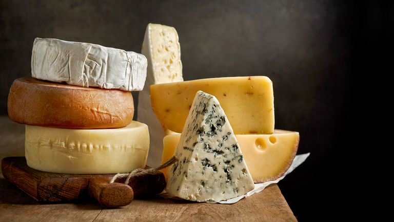Various types of cheese. Pic: iStock