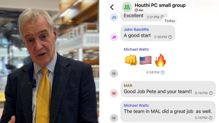 Security and Defence Analyst Professor Michael Clarke breaks down the messages revealed in a leaked group chat with senior US officials.
