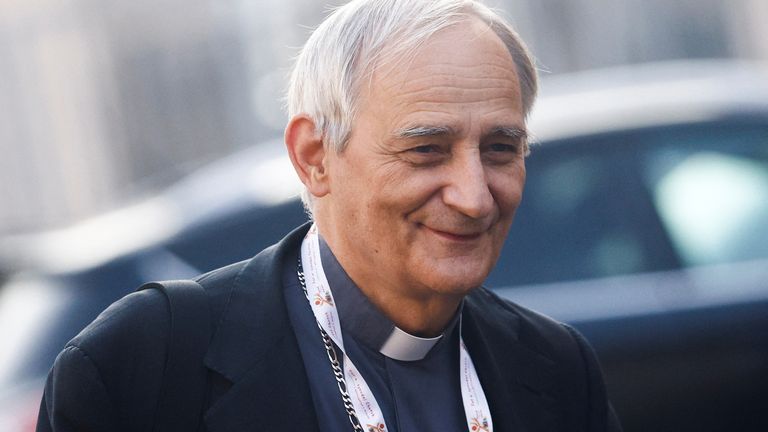 Cardinal Matteo Zuppi. File Pic: Reuters
