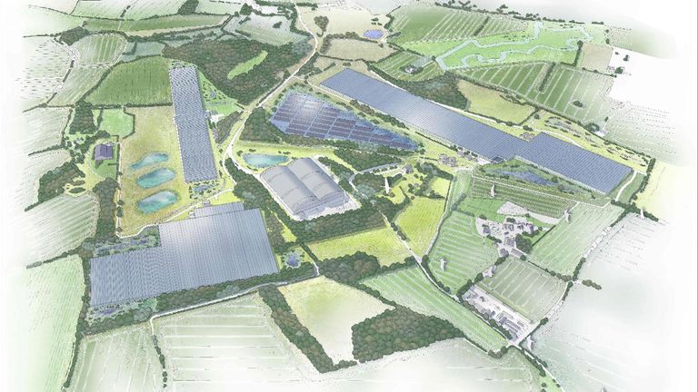 Huge site in South East England will burn household rubbish - to make the food we eat greener
