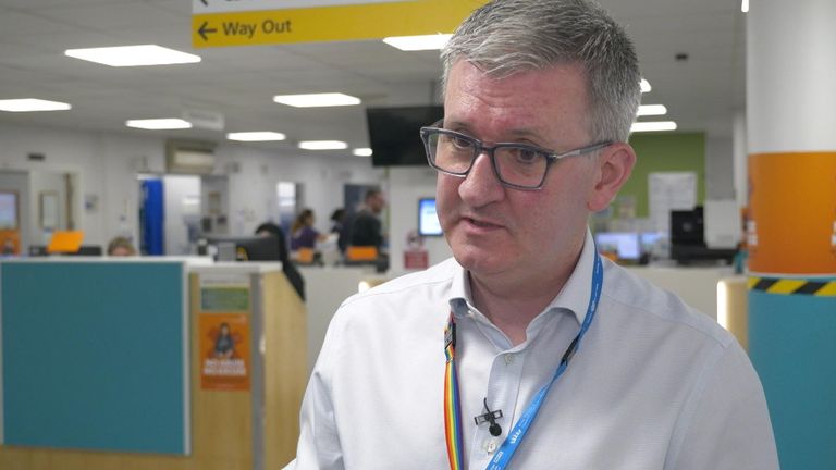 Matthew Trainer, Chief Executive of Barking, Havering and Redbridge University Hospitals NHS Trust